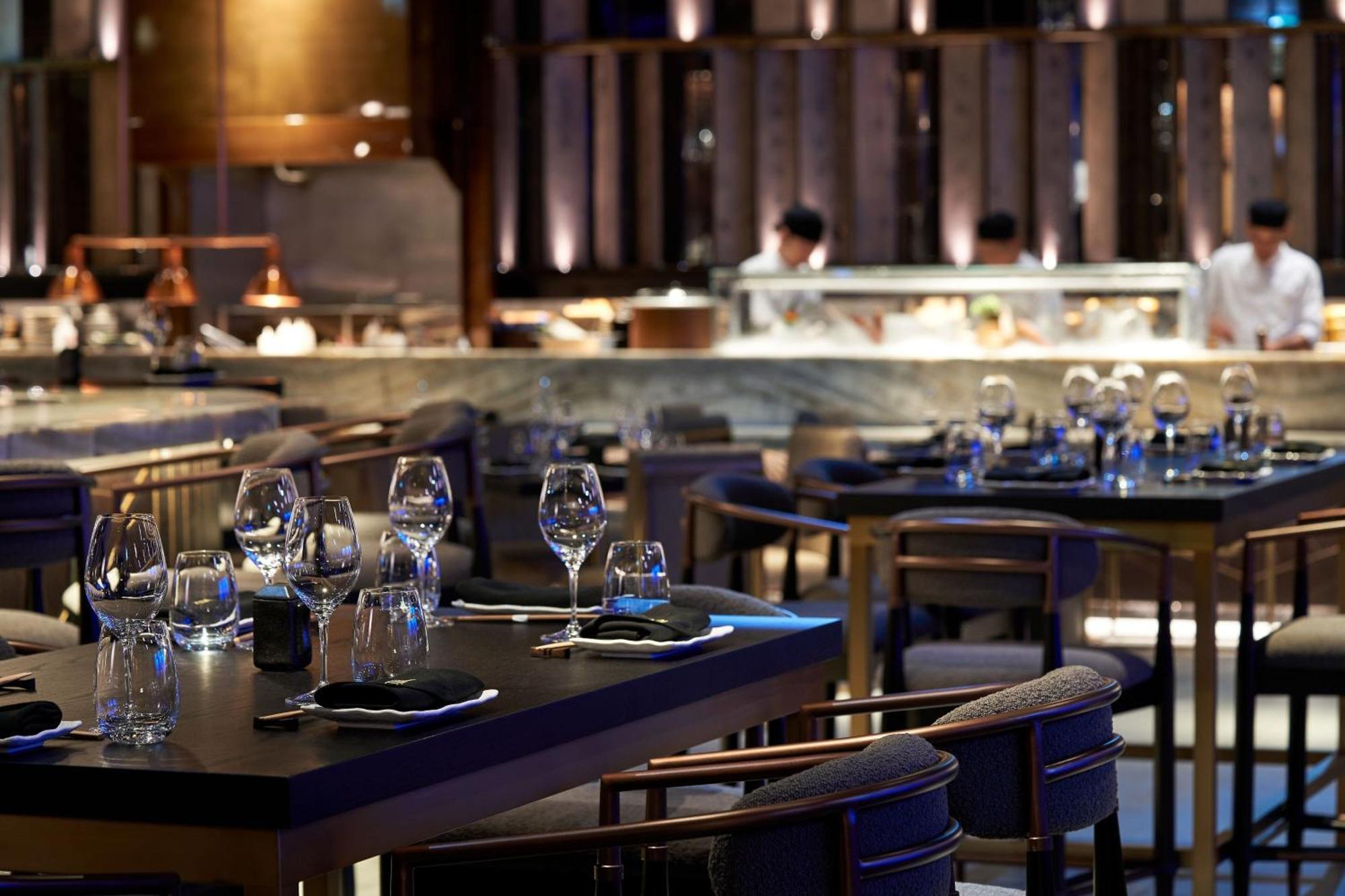 Marriott Resort Palm Jumeirah, Ντουμπάι Εξωτερικό φωτογραφία The interior of the restaurant