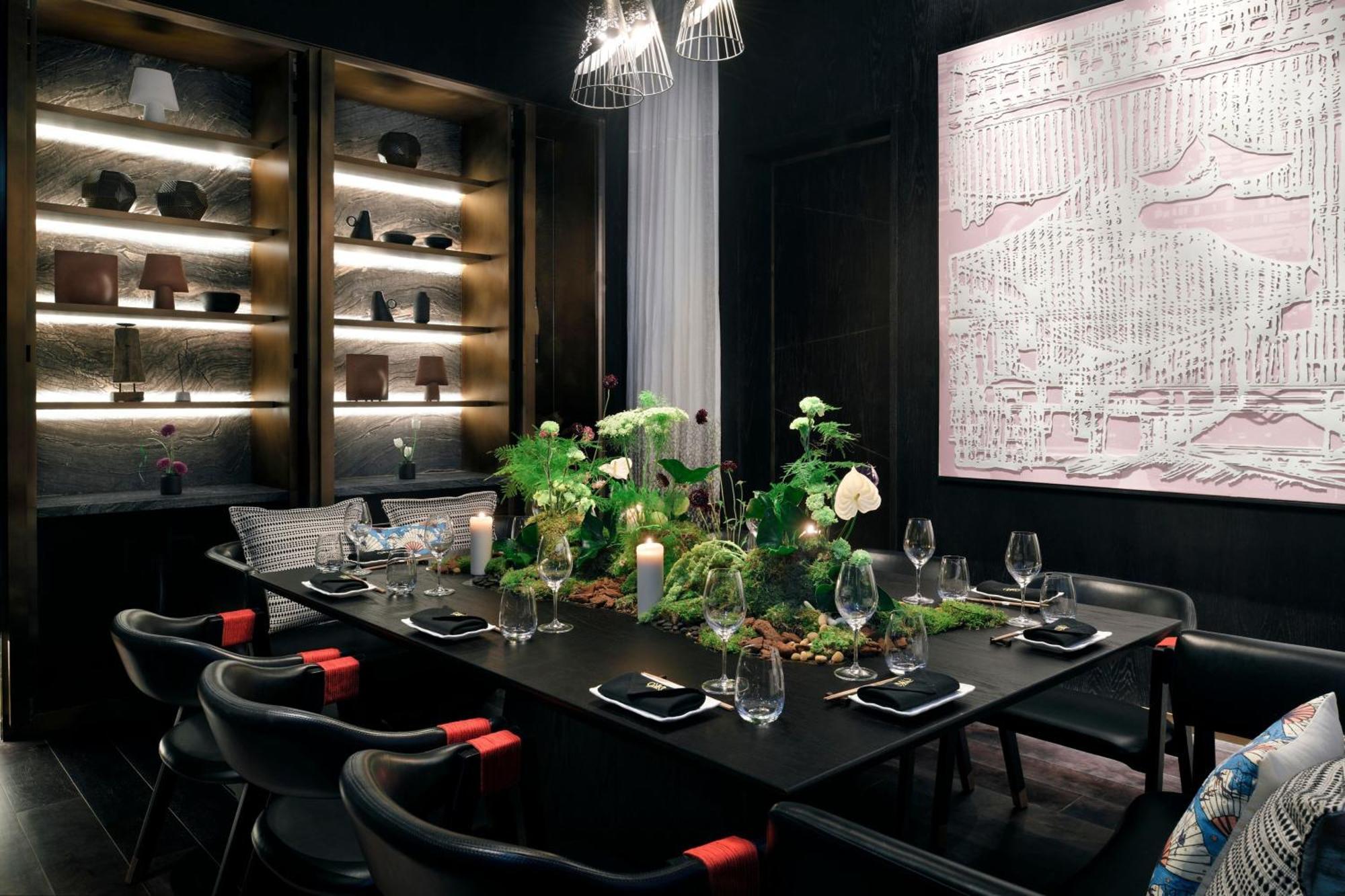 Marriott Resort Palm Jumeirah, Ντουμπάι Εξωτερικό φωτογραφία Private dining room at the restaurant