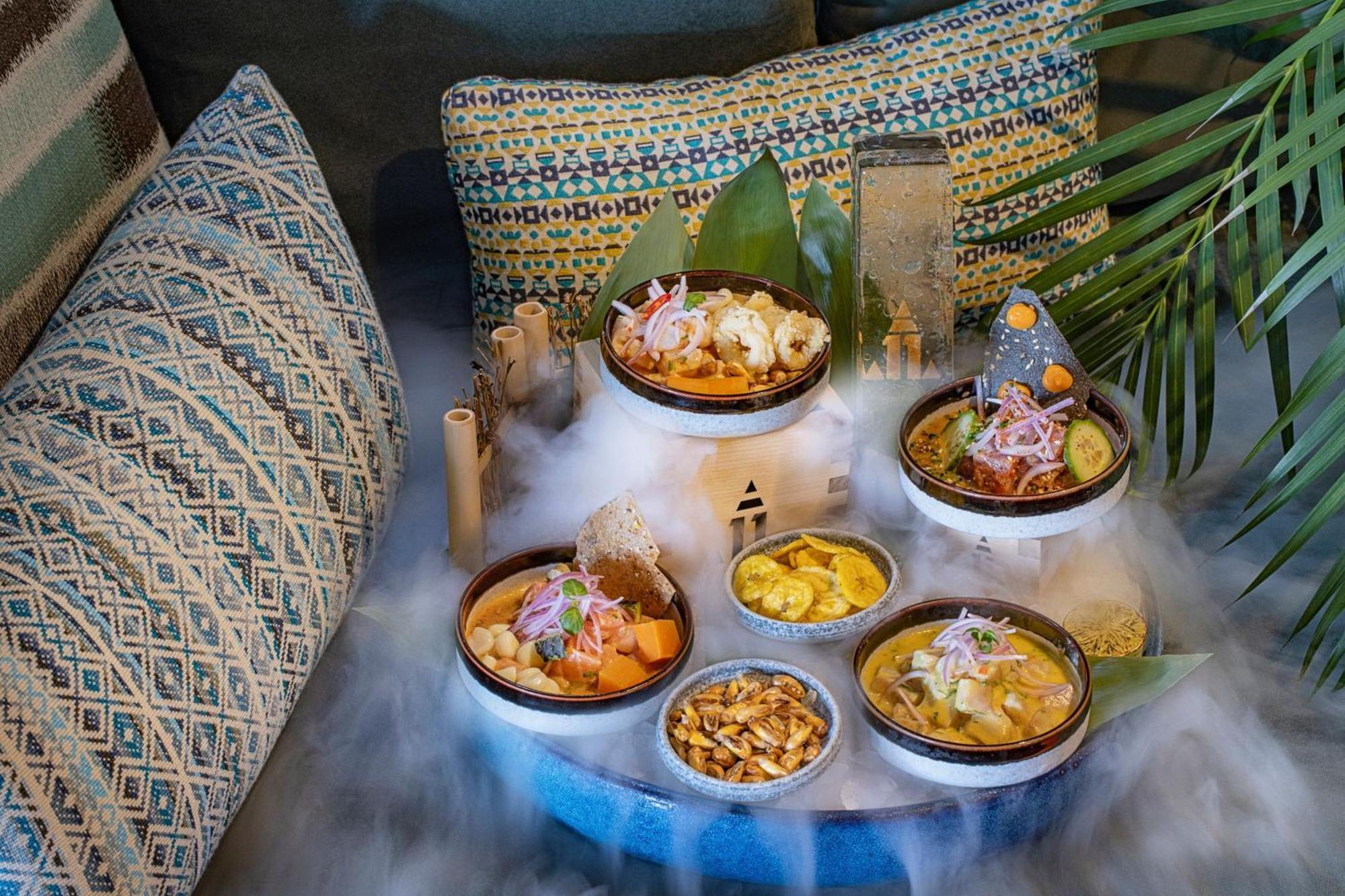 Marriott Resort Palm Jumeirah, Ντουμπάι Εξωτερικό φωτογραφία Ceviche at the restaurant