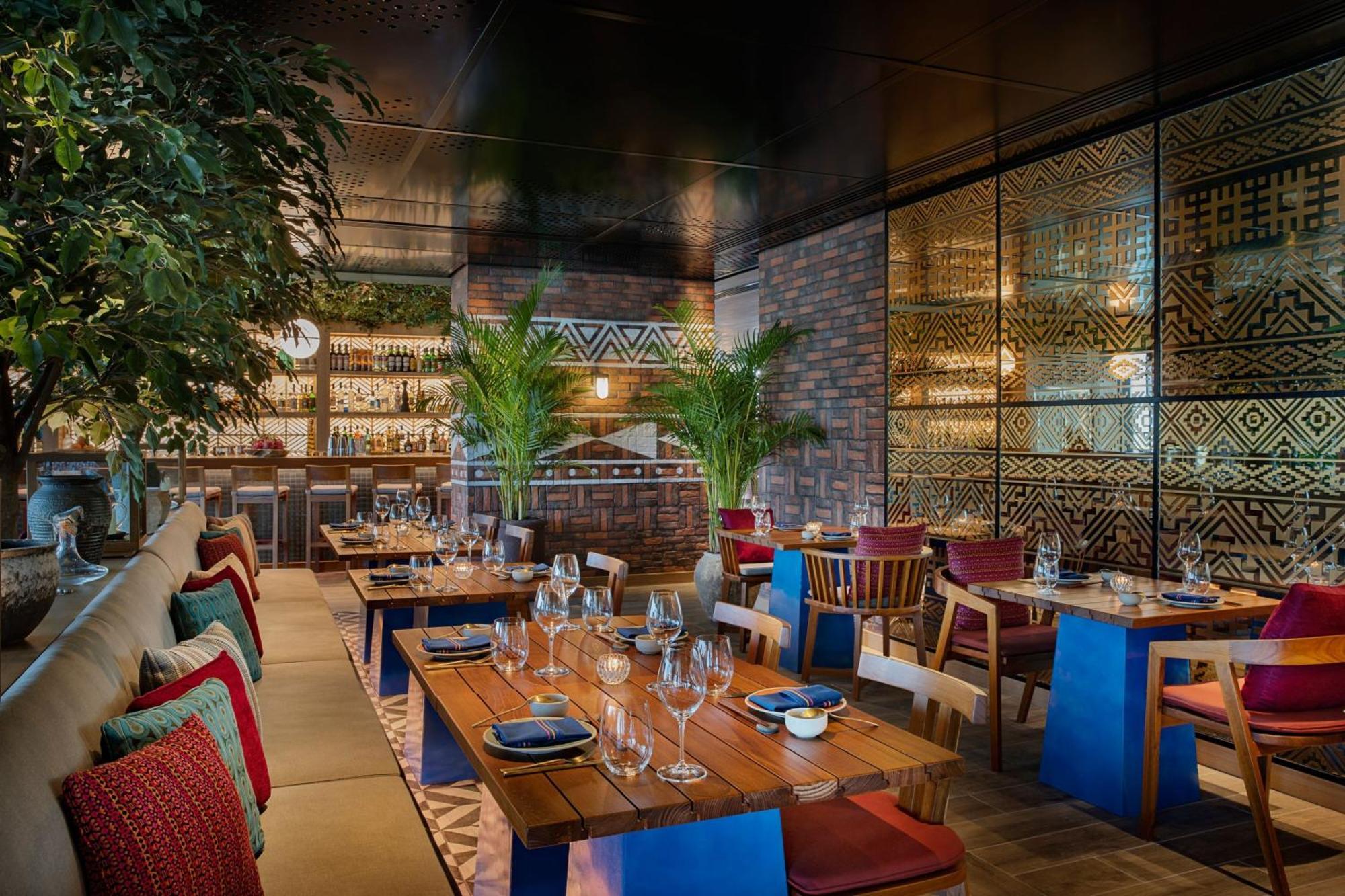 Marriott Resort Palm Jumeirah, Ντουμπάι Εξωτερικό φωτογραφία The interior of the restaurant