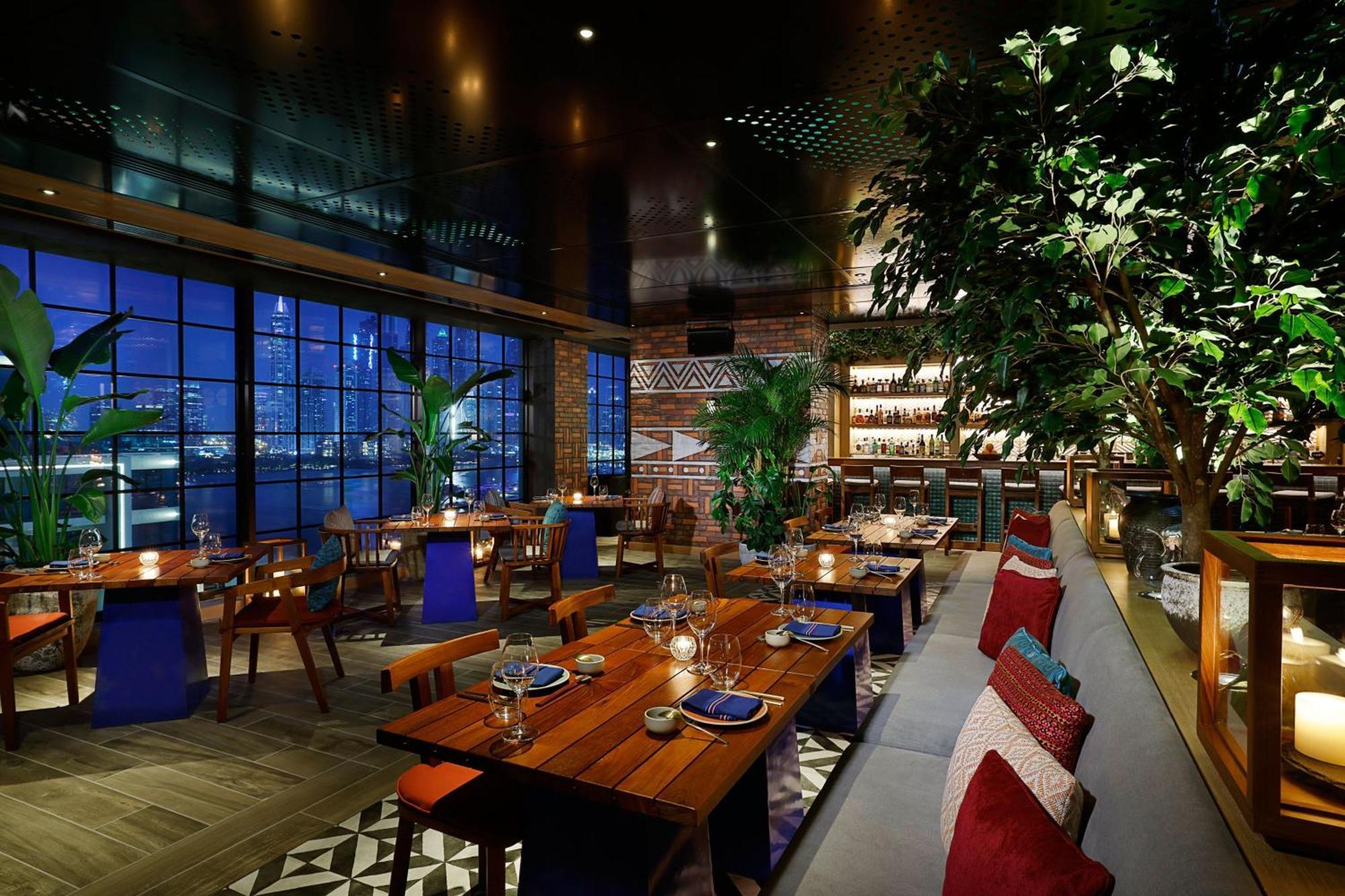 Marriott Resort Palm Jumeirah, Ντουμπάι Εξωτερικό φωτογραφία The interior of the restaurant