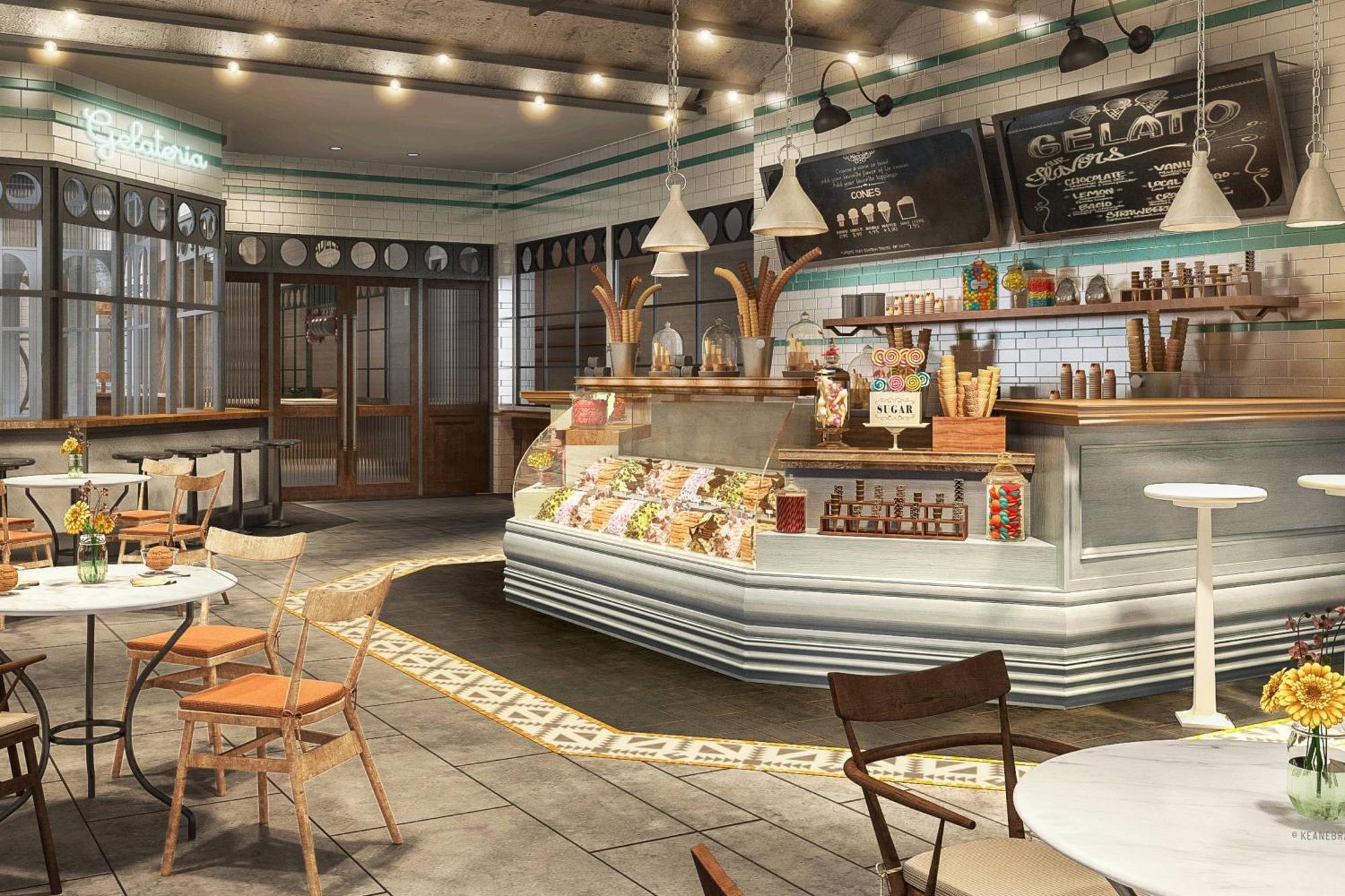 Marriott Resort Palm Jumeirah, Ντουμπάι Εξωτερικό φωτογραφία 3D rendering of a coffee shop