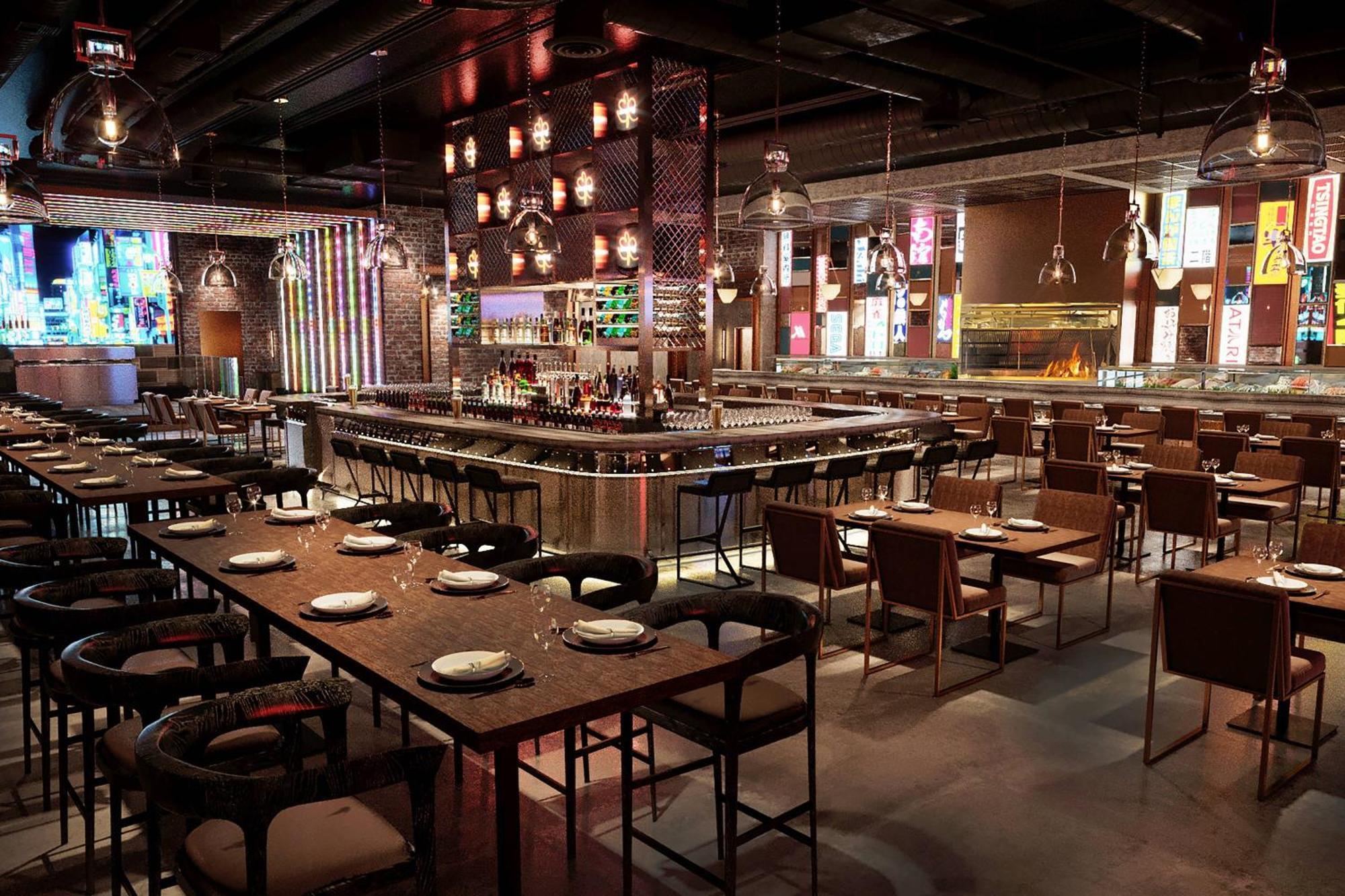 Marriott Resort Palm Jumeirah, Ντουμπάι Εξωτερικό φωτογραφία Interior of a restaurant in Hong Kong